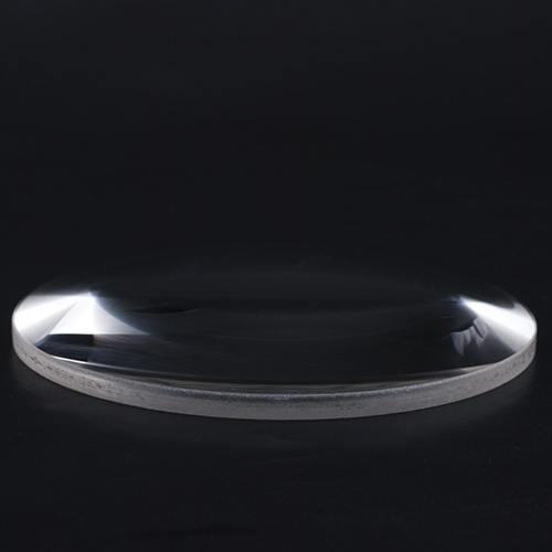 Flat convex optical lens